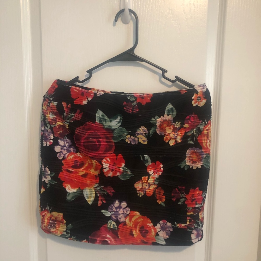 Charlotte Russe Floral Skirt